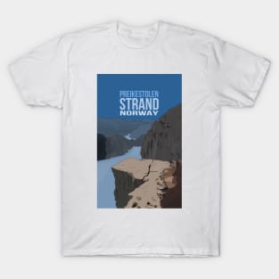 Norway Preikestolen Travel Norwegian T-Shirt